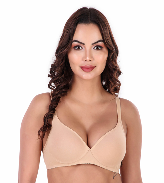 Plunge Neck, Padded Bra